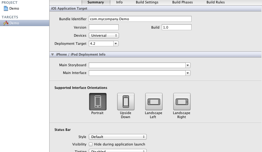 Device Orientations